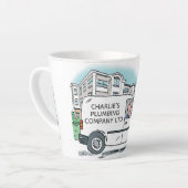 White Van Man Business Promotion Coffee Tasse (Linke Ecke)