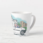 White Van Man Business Promotion Coffee Tasse (Rechte Ecke)