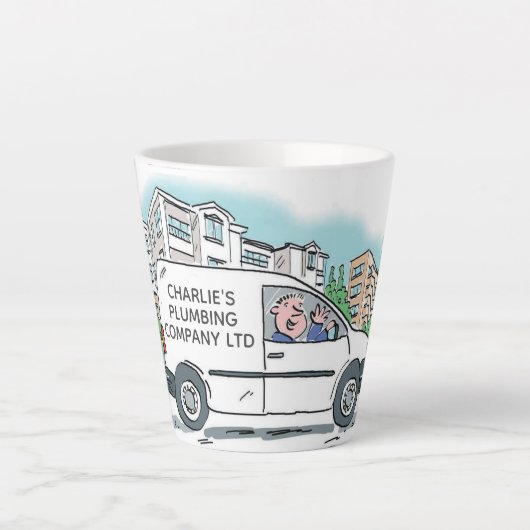 White Van Man Business Promotion Coffee Tasse (Vorderseite)