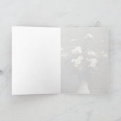 White Vase of Chrysanthemums, Henri Fantin Latour Karte (Innenseite)