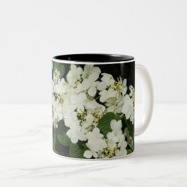 White Viburnum Zweifarbige Tasse
