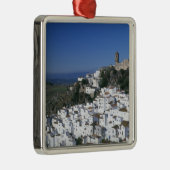 White Village Casares, Andalusien, Spanien 2 Silbernes Ornament (Rechts)