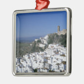 White Village Casares, Andalusien, Spanien 2 Silbernes Ornament (Links)
