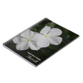 White Vincas Fotografie Personalisiertes Notebook Notizblock (Linke Seite)
