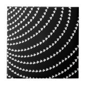 White Vortex Fliese (Vorderseite)