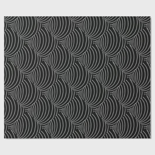 White Vortex Geschenkpapier (Flach)