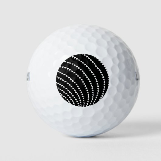 White Vortex Golfball (Vorderseite)