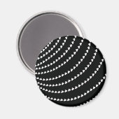 White Vortex Magnet (Vorderseite/Rückseite)