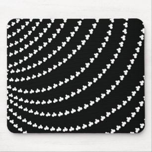 White Vortex Mousepad