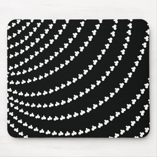 White Vortex Mousepad (Vorne)