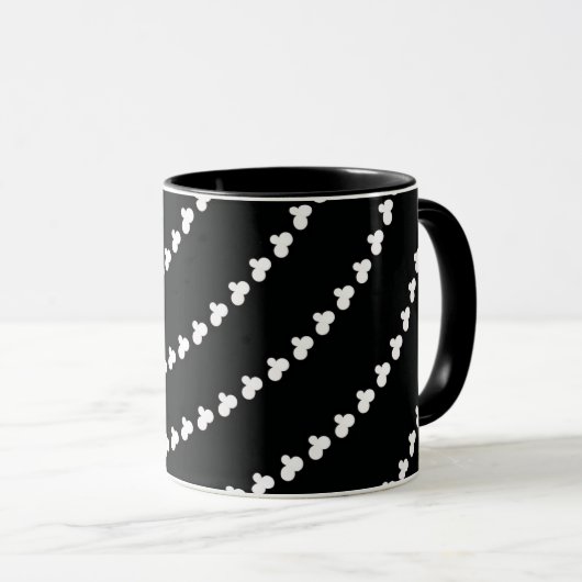 White Vortex Tasse (VorderseiteRechts)