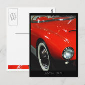 White Wall Tire Postkarte (Vorne/Hinten)