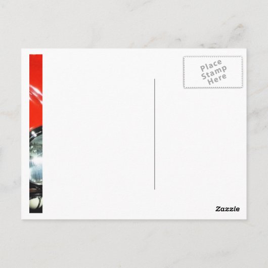 White Wall Tire Postkarte (Rückseite)