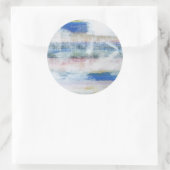 White Wash II Runder Aufkleber (Tasche)