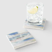 White Wash II Steinuntersetzer (Seitenansicht)