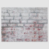White Washed Brick Wall Seidenpapier (Vorderseite)