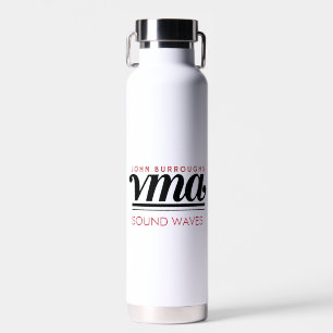 White Water Flasche mit schwarzem Curry Name, Tele