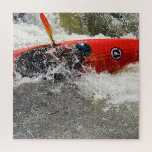 White Water Kayak Abenteuer - 20 x 20 Puzzle
