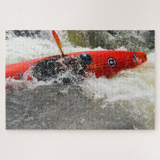 White Water Kayak Abenteuer - 20 x 30 Puzzle (Horizontal)