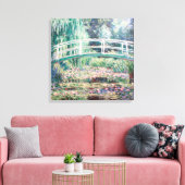 White Water Lilies | Claude Monet Leinwanddruck (Insitu (Wohnzimmer))