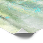 White Water Lily Nymphaea Alba Poster (Ecke)