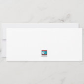 White Water Lily Pad Geburtstag Einladung (Rückseite)