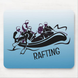 White Water Rafting Design Mousepad