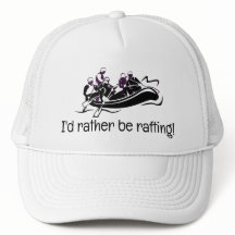 White Water Rafting Design Trucker Hut