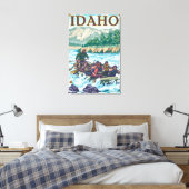 White Water Rafting - Idaho Leinwanddruck (Insitu (Schlafzimmer))