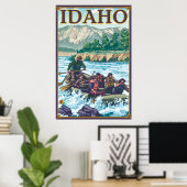 White Water Rafting - Idaho Poster (Heimbüro)