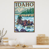 White Water Rafting - Idaho Poster (Küche)