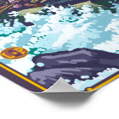 White Water Rafting - Lochsa River, Idaho Poster (Ecke)