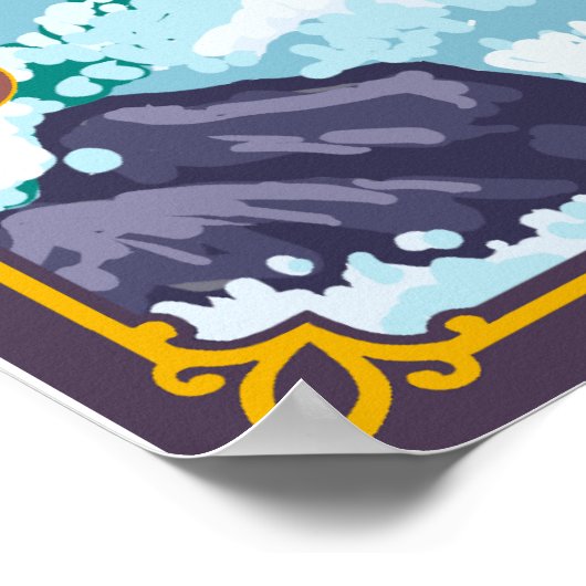 White Water Rafting - Lochsa River, Idaho Poster (Ecke)