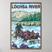 White Water Rafting - Lochsa River, Idaho Poster (Vorne)