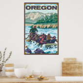 White Water Rafting - Oregon Poster (Küche)