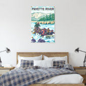 White Water Rafting - Payette River, Idaho Leinwanddruck (Insitu (Schlafzimmer))
