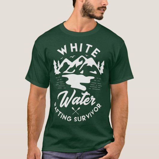 White water rafting survivor Design for a fan T-Shirt (Vorderseite)
