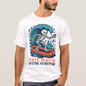 White Water Rafting Überlebender T-Shirt (Vorderseite)