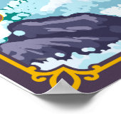 White Water Rafting - Wenatchee River, WA Poster (Ecke)