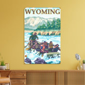 White Water Rafting - Wyoming Leinwanddruck (Insitu (Wohnzimmer))