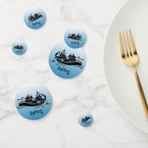 White Water River Rafting Design Table Confetti Konfetti