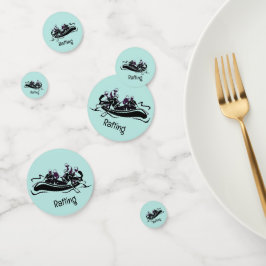 White Water River Rafting Design Table Confetti Konfetti
