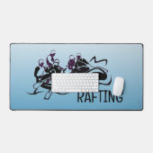 White Water River Rafting Desk Mat Schreibtischunterlage (Tastatur & Maus)