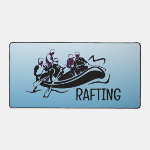 White Water River Rafting Desk Mat Schreibtischunterlage