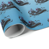 White Water River Rafting Geschenkpapier (Rolleneckpunkt)