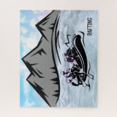 White Water River Rafting Jigsaw Puzzle (Vertikal)