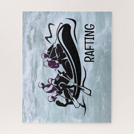 White Water River Rafting Jigsaw Puzzle (Vertikal)
