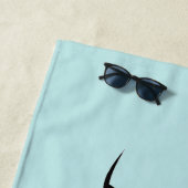 White Water River Rafting Strandtuch (Beispiel)