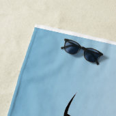 White Water River Rafting Strandtuch (Beispiel)