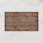 White Watercolor Pferd Windelreiter Visitenkarte (Rückseite)